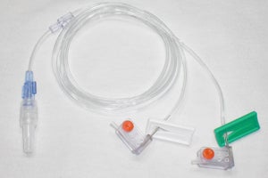 Subcutaneous Infusion Set Alimed Multi-Lumen 27 Gauge X 2 6 mm 36 Inch Tubing Without Port