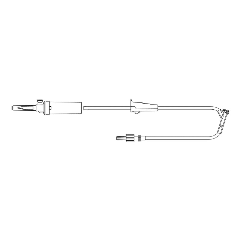 Primary IV Administration Set MedStream Gravity 1 Port 20 Drops / mL Drip Rate Without Filter 103 Inch Tubing Solution Without Flow Regulator (Case of 300)
