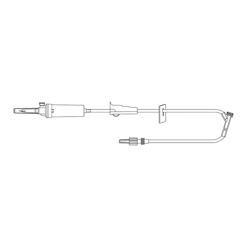 Primary IV Administration Set MedStream Gravity 1 Port 20 Drops / mL Drip Rate Without Filter 81 Inch Tubing Solution Without Flow Regulator (Case of 300)