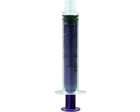 Enteral / Oral Syringe Vesco 5 mL Enfit Tip Without Safety 