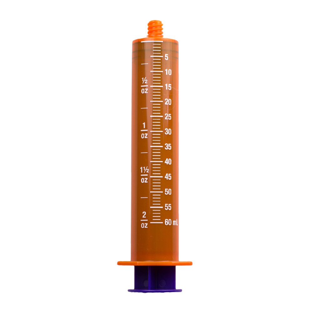 Oral Medication Syringe Vesco 60 mL Enfit Tip Without Safety 
