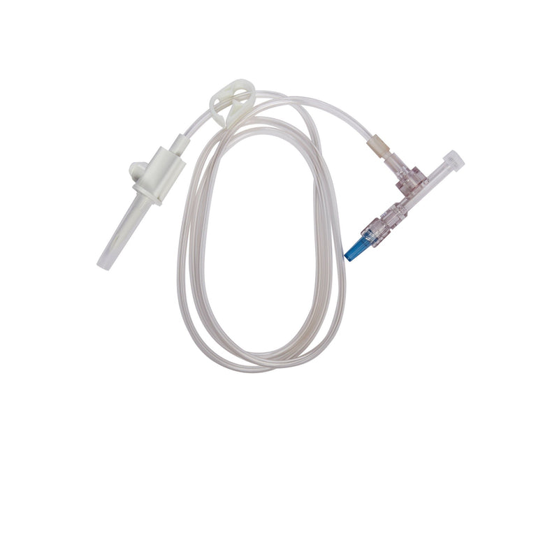 Pharmacy Transfer Set McKesson Non-DEHP Dual Check Valve Sterile (Case of 50)