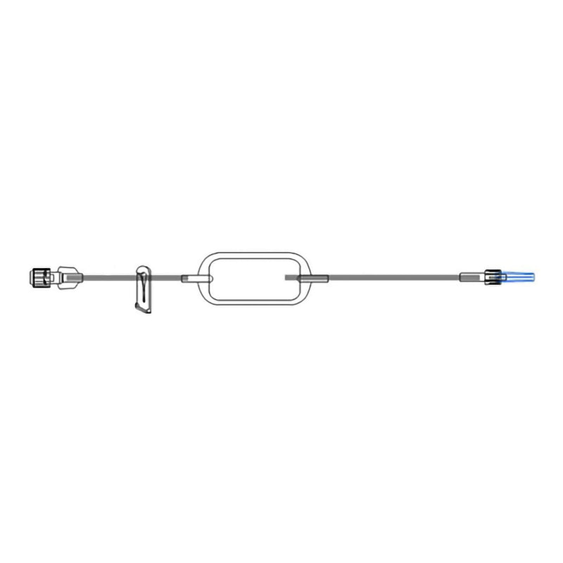 IV Extension Set McKesson Small Bore 60 Inch Tubing 0.2 Micron Filter Sterile 
