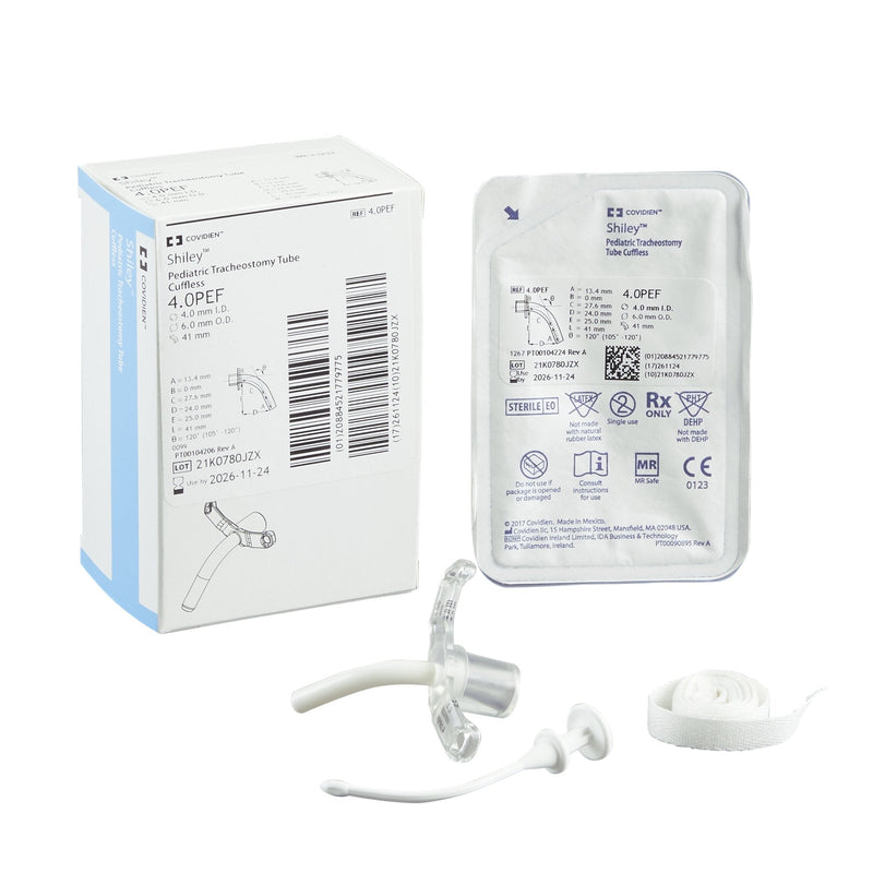 Uncuffed Tracheostomy Tube Shiley Pediatric 