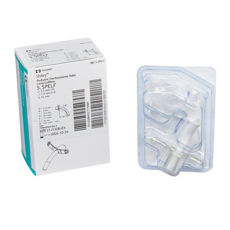 Uncuffed Tracheostomy Tube Shiley Pediatric Size Pediatric 