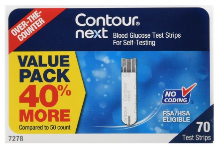 STRIP TEST GLUCOSE CONTOURNEXT 70/BX 12BX/CS