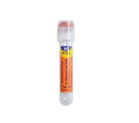 TUBE BLOOD 2ML 13X75MMCLR HEMOGARD K2EDTA 20/CS