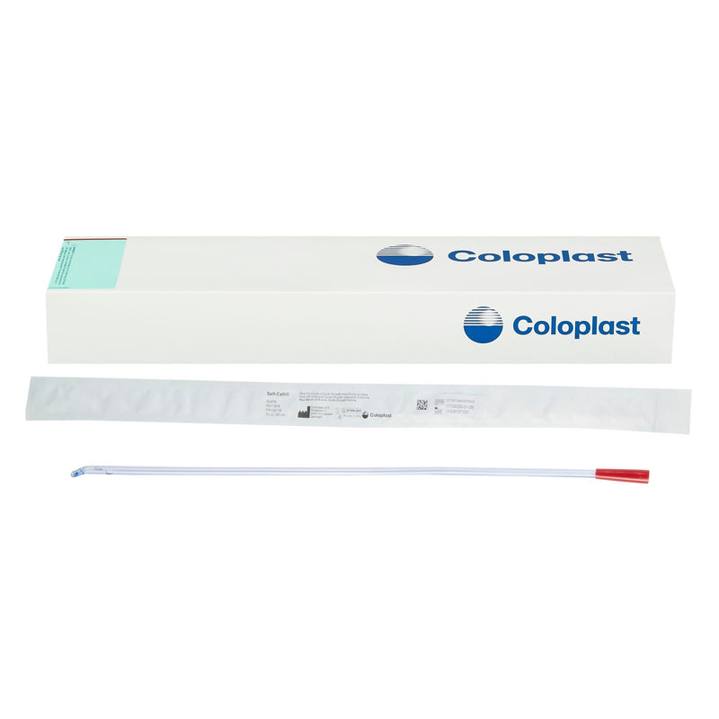 Urethral Catheter Self-Cath Coude Olive Tip Uncoated PVC 18 Fr. 16 Inch Length 
