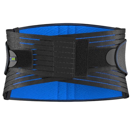 SUPPORT BACK 4STAYS DBL LAYRCOMPRESSION 2X BLACK