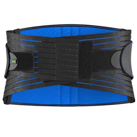 SUPPORT BACK 4STAYS DBL LAYRCOMPRESSION 2X BLACK