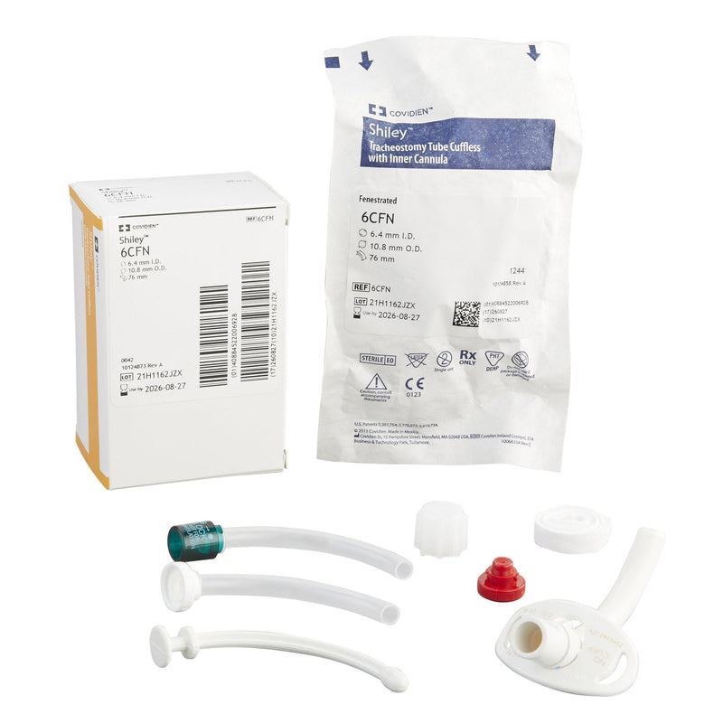 Uncuffed Tracheostomy Tube Shiley Size 6.0 Adult 