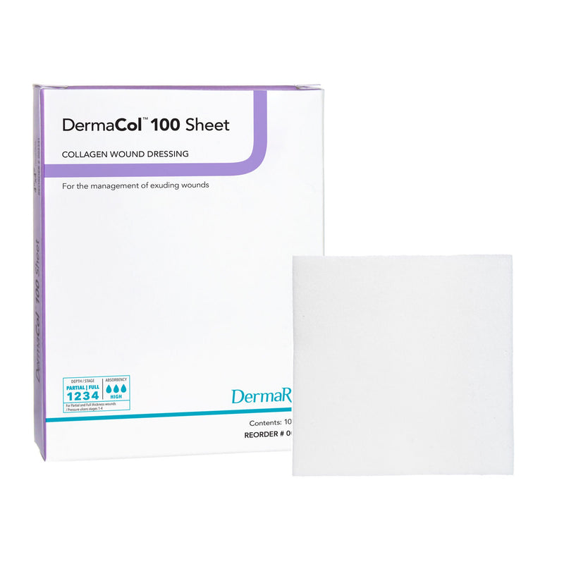 Collagen Dressing DermaCol 100 2 X 2 Inch Square Sterile (Each)