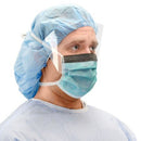 MASK SURG ADHSV ANTIFOG STRIPLVL 3 TIES BLUE 50/BX 6BX/CS