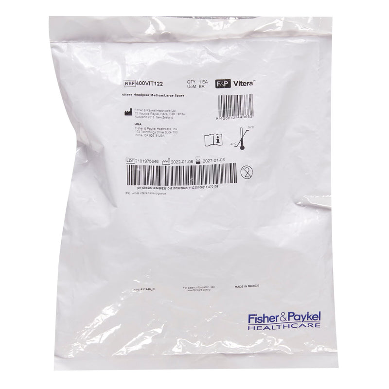 CPAP Mask Component CPAP Headgear F&P Vitera Full Face Style Adult 