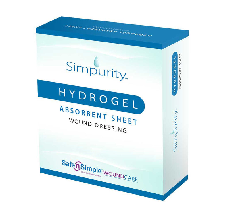 Hydrogel Wound Dressing HydroGel Sheet 4 X 5 Inch Sterile (Case of 80)