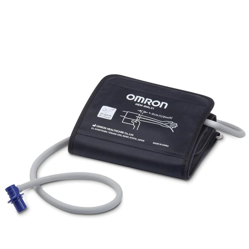 Reusable Blood Pressure Cuff Omron 23 to 45 cm Arm Nylon Cuff Wide Range Adult Cuff 
