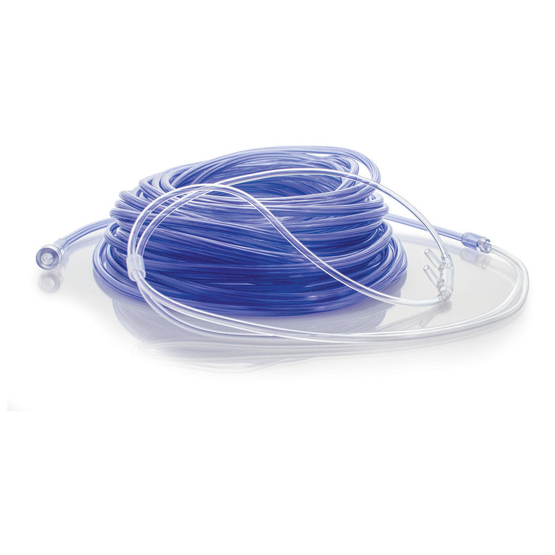 Nasal Cannula McKesson Adult Curved Prongs 50 Foot Tubing Low Flow Rate (Case of 20)