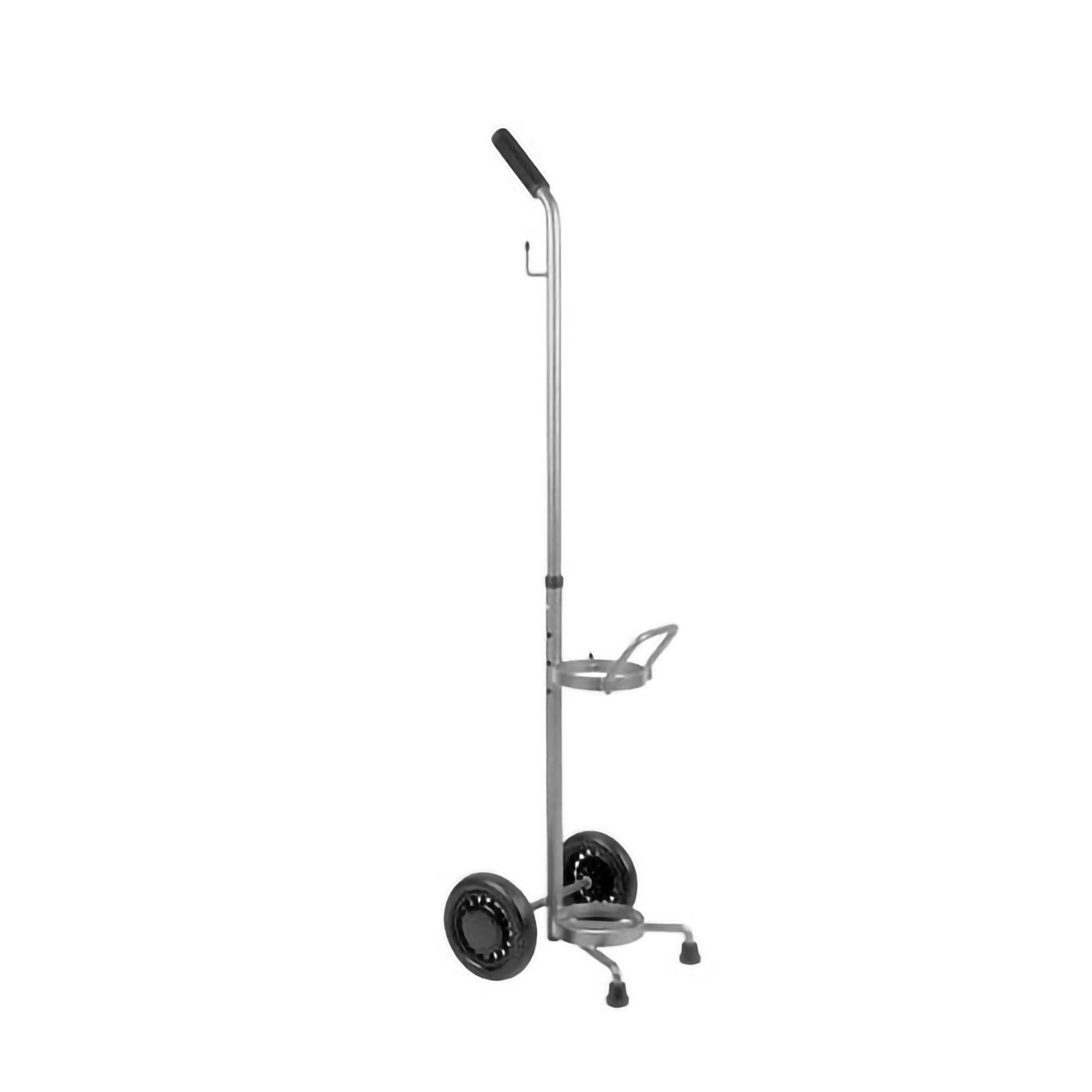 Oxygen Cylinder Cart Nova Steel Frame 10 L X 11 W X 38-1/2 to 43 H Inch Silver