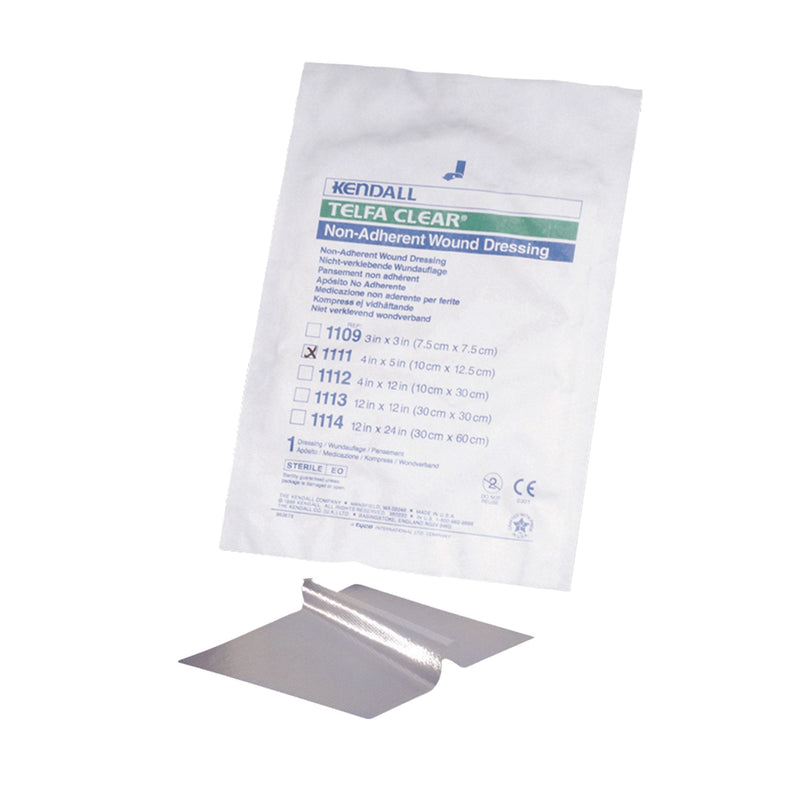 Cardinal Telfa Clear Nonadherent Dressing, 4 x 5 Inch (50/CS) 