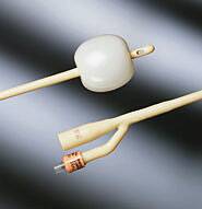 Foley Catheter Bardex I.C. 2-Way Standard Tip 30 cc Balloon 20 Fr. Silver Alloy Coated Latex (Case)