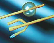 Foley Catheter Bardex Lubricath 3-Way Standard Tip 30 cc Balloon 20 Fr. Latex (Case)