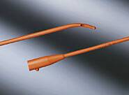 Urethral Catheter Bard Coude Tip Red Rubber 16 Fr. 16 Inch Length (Case)