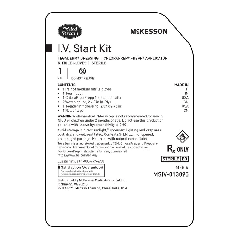 IV Start Kit McKesson Sterile (Case of 50)