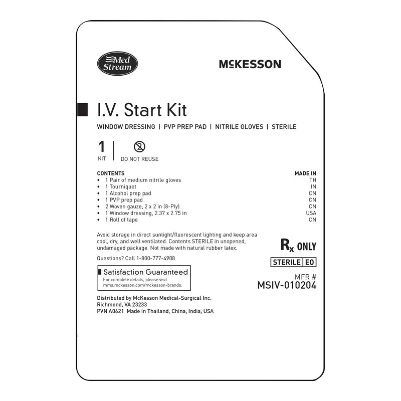 IV Start Kit McKesson Sterile (Case of 50)
