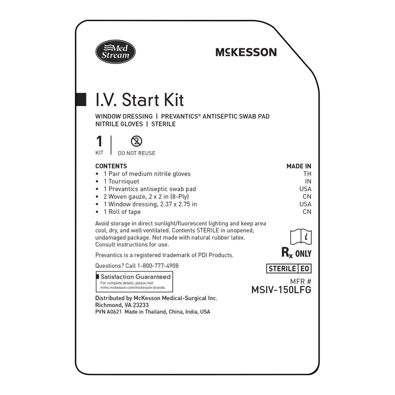 IV Start Kit McKesson (Case of 50)