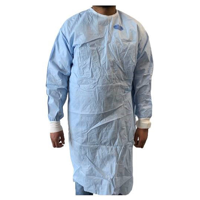 Surgical Gown X-Large Blue Sterile AAMI Level 4 Disposable 
