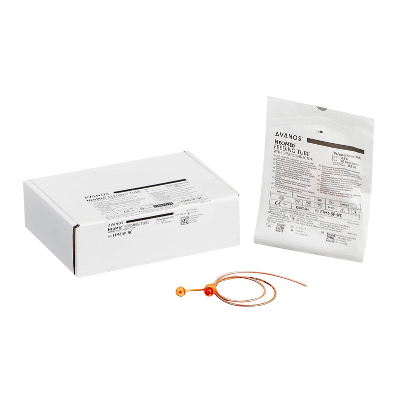 Nasogastric Feeding Tube NeoMed 6.5 Fr. 60 cm Tube Polyurethane Sterile 