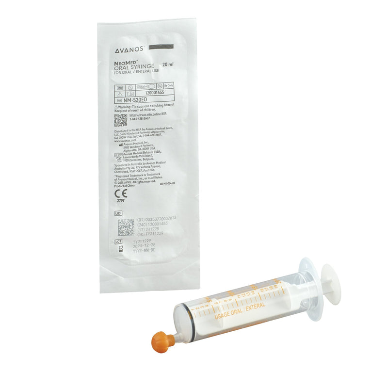 Enteral / Oral Syringe NeoMed 20 mL Oral Tip Without Safety 