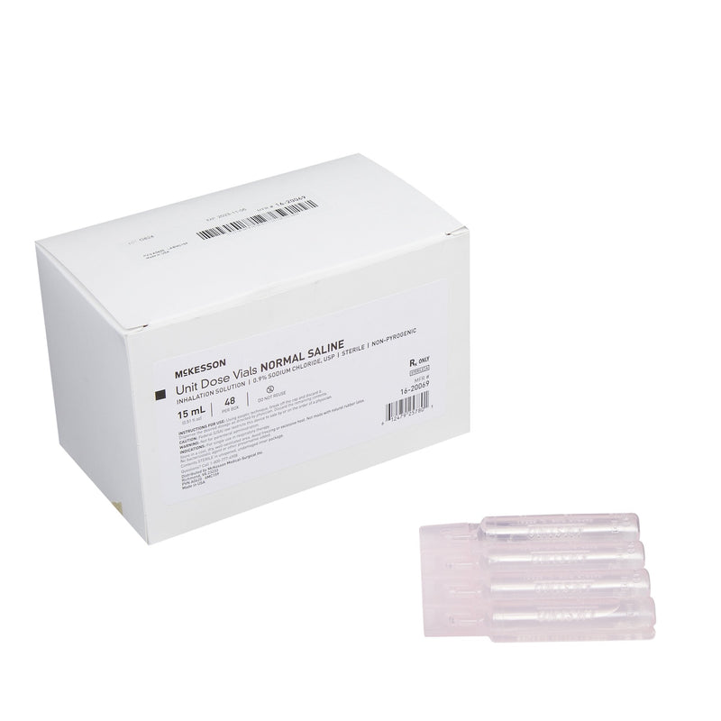 McKesson Sodium Chloride, Preservative Free 0.9% Solution 15 mL 