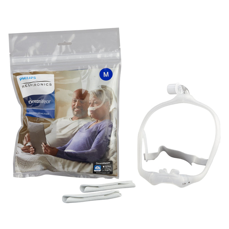 CPAP Mask Kit CPAP Mask Kit DreamWear Nasal Pillow Style Medium Cushion Adult 