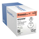 SUTURE MONDERM 3/0 TAPER26MM 1/2 CIRCLE UNDYED 12/BX