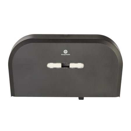 DISPENSER PAPER TOILET JUMBO2RL CAP PLASTIC SMOKE (DROP)