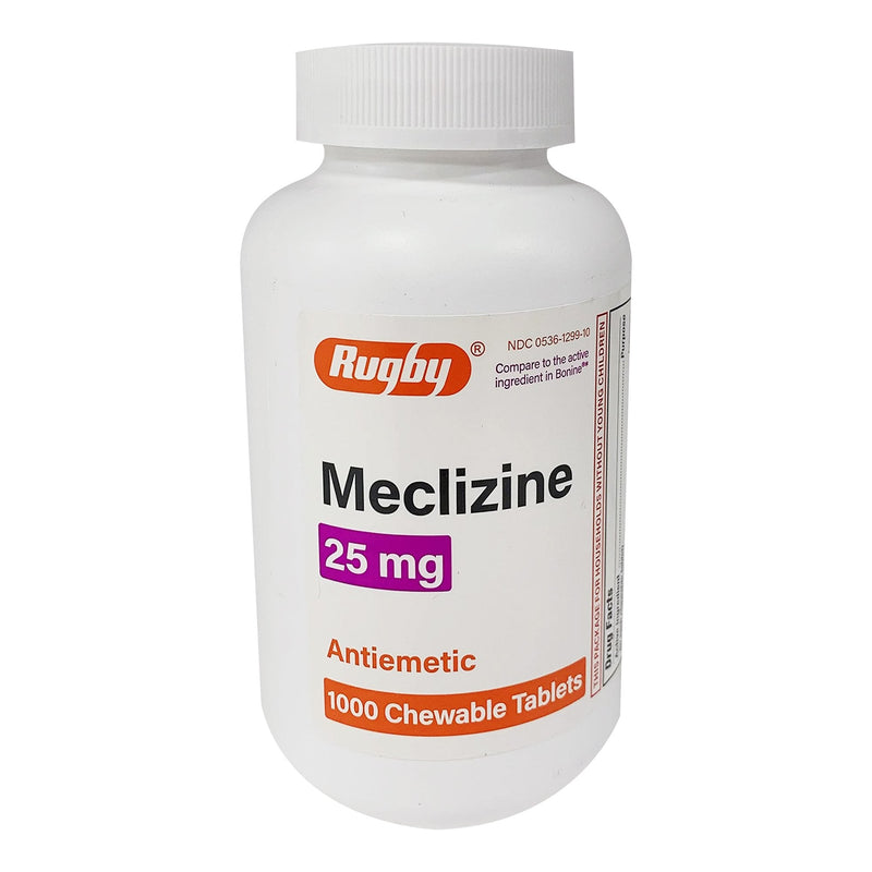 Nausea Relief 25 mg Strength Tablet 1,000 per Bottle 