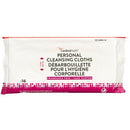 CLOTH PERSONAL CLEANSING NON-FLUSH UNSCT 9X13 16/PK 48PK/CS