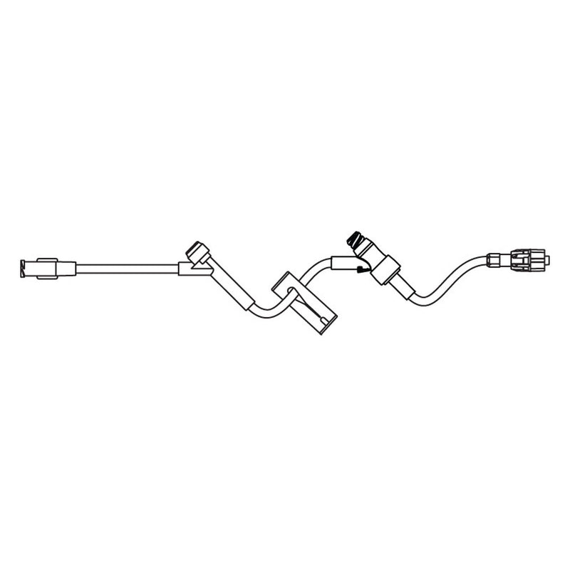 IV Extension Set SafeLine* Needle-Free Port Standard Bore Without Filter Sterile (Case of 50)
