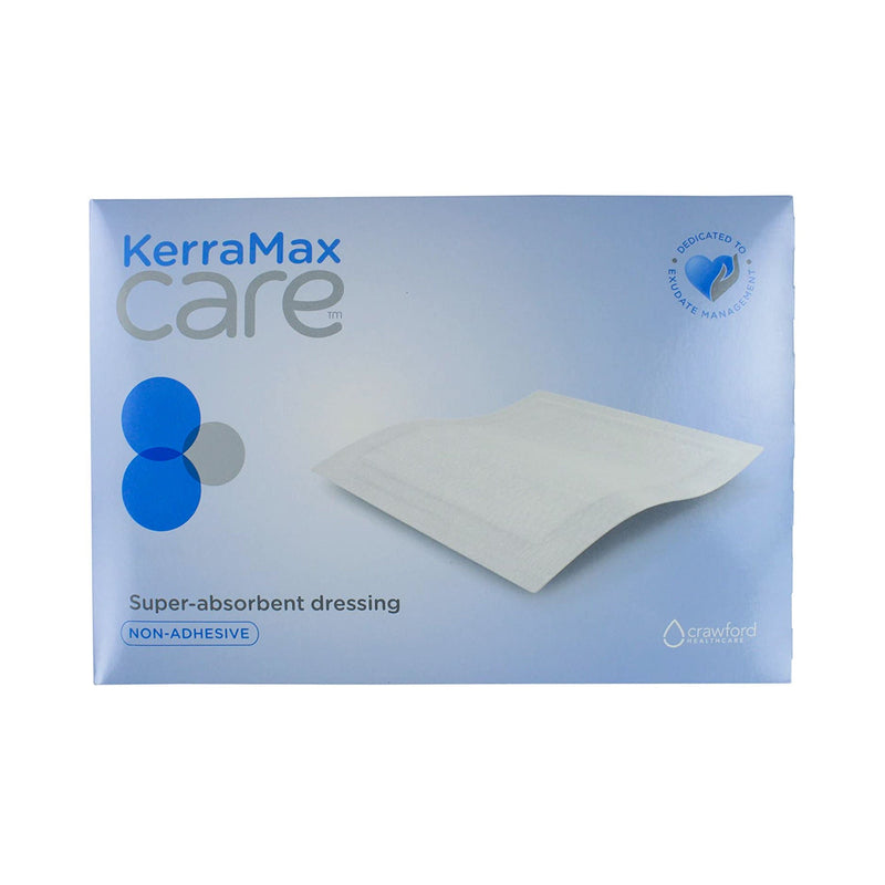 Super Absorbent Dressing KerraMax Care 8 X 9 Inch Rectangle (Case of 380)