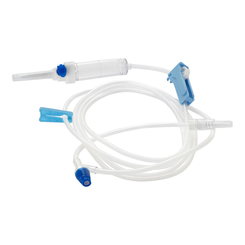 Primary IV Administration Set MedStream Gravity 1 Port 20 Drops / mL Drip Rate Without Filter 75 Inch Tubing Solution Without Flow Regulator (Case of 300)