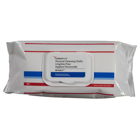 CLOTHS CLEANSING PERSONAL8.6X11.8 96/PK 8PK/CS