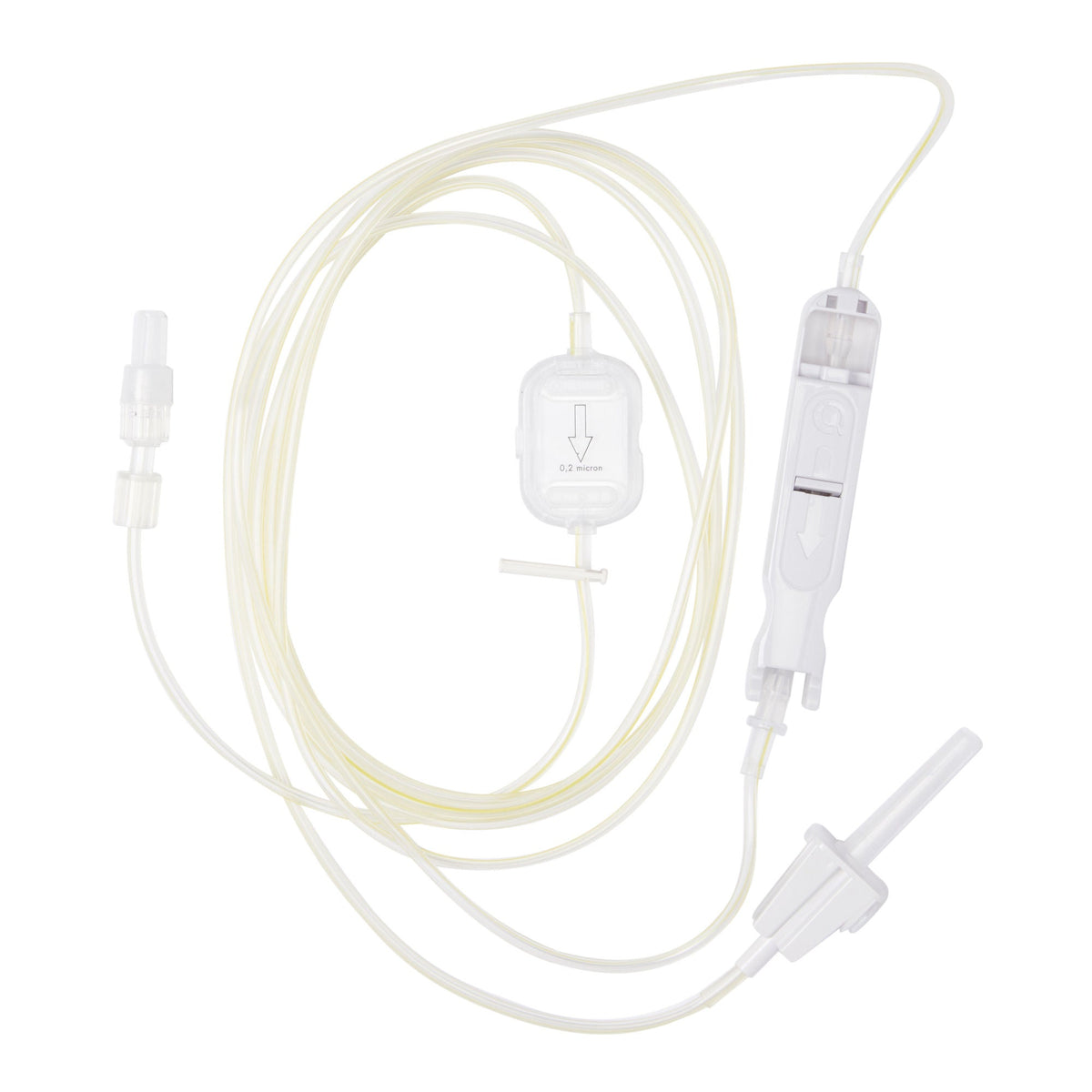 IV Pump Set Sapphire Pump Without Ports 0.2 Micron Filter 116 Inch Tubing Solution (Case)