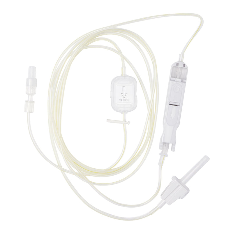 IV Pump Set Sapphire Pump Without Ports 0.2 Micron Filter 116 Inch Tubing Solution