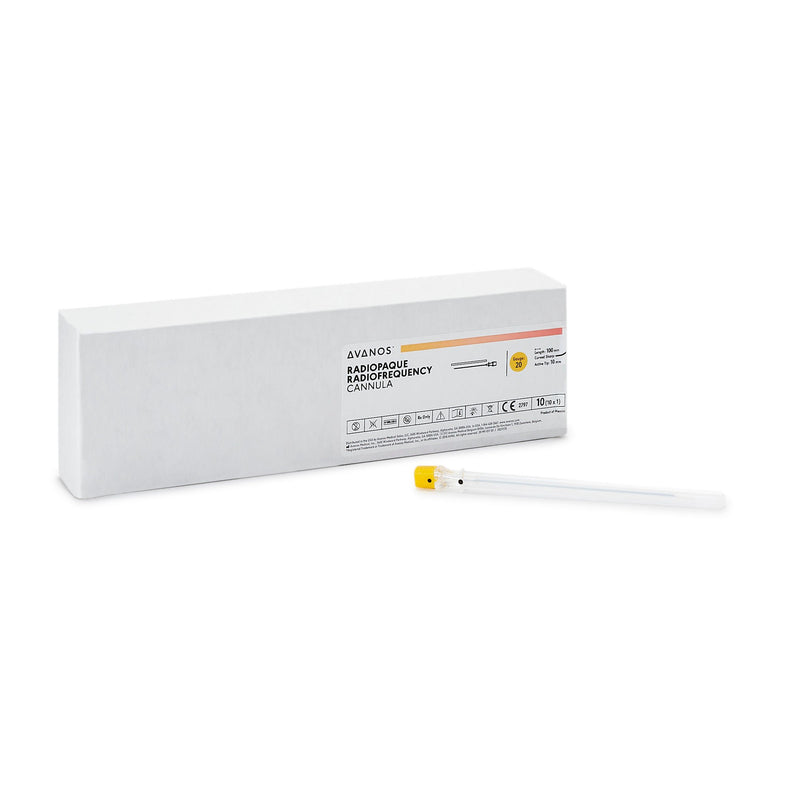 Avanos Radiofrequency Cannula, 20 Gauge, 100 mm length (Pack of 10)