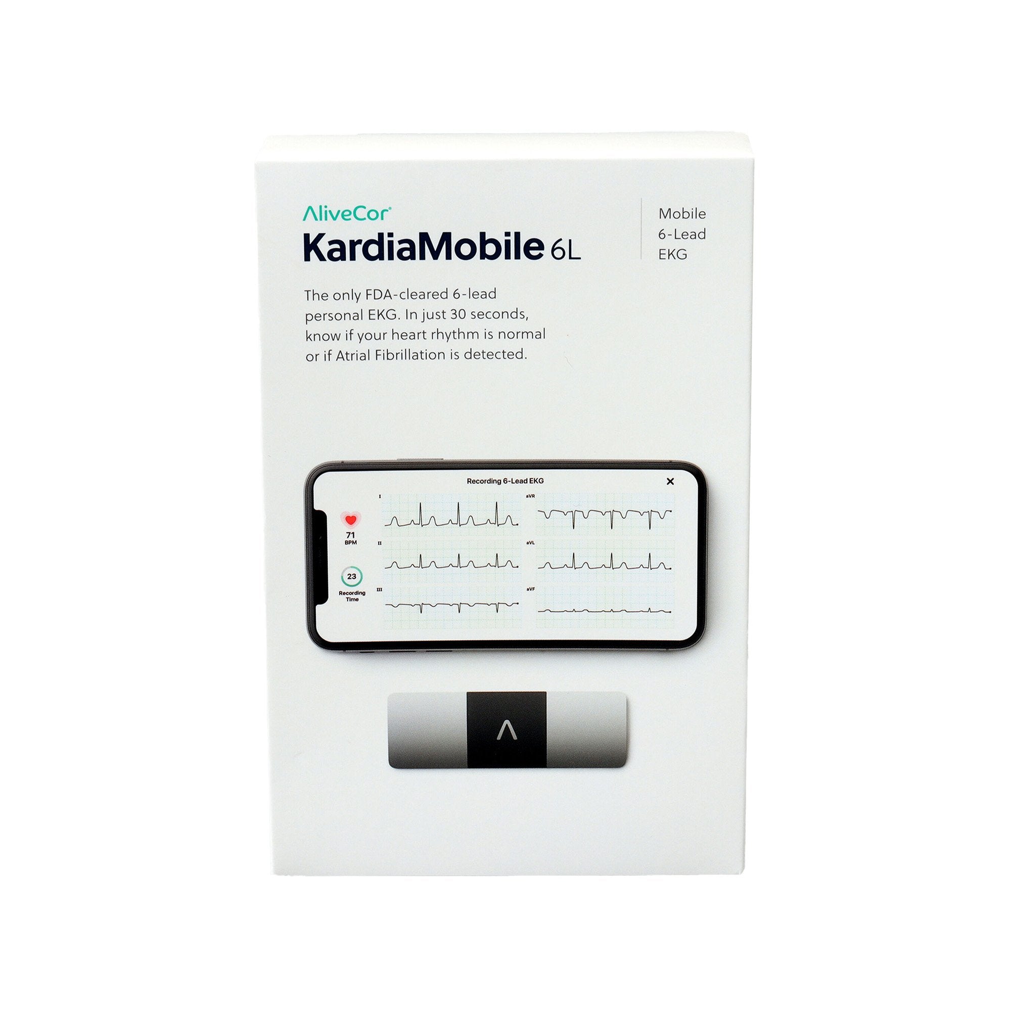 Electrocardiograph KardiaMobile Battery Operated Without Display Resting 