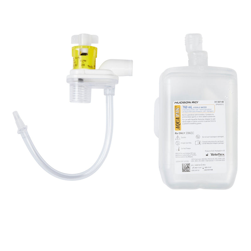 Medline Handheld Nebulizer Kit Hudson RCI AquaPak Large Volume Adult / Pediatric Mouthpiece Delivery (HUDRHP728U / CS)