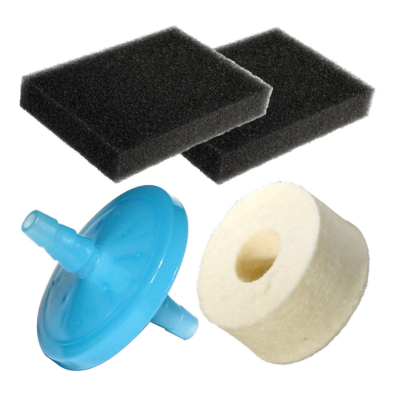 Cleaning Filter Kit Airsep NewLife For Oxygen Concentrator QuietLife Filter Plus Kit, 1 PC Foam Filter, 1 PC Final Barb Filter (Each)