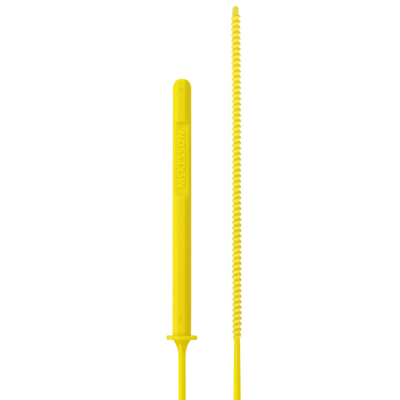 Enteral Feeding Tube Declogger McKesson Yellow, 16 - 22 Fr., 39.5 cm For Gastrostomy / Jejunostomy Tube (Box of 10)