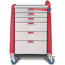 CART MEDICAL AVALO EMERGENCYSTANDARD RED (DROP)